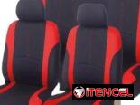 ¢¢-Forro de asientos de 8piezas negro-gris / negro-azul / negro-naranja / negro-rojo en 30usd ¢¢