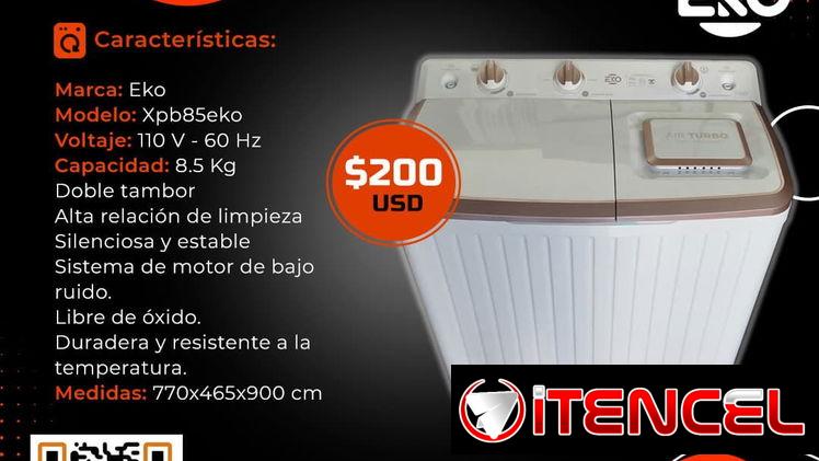 💧🌊🧼 LAVADORA EKO 8.5 KG SEMIAUTOMÁTICA. FACTURA Y GARANTÍA DE 6 MESES. TLF 54833699