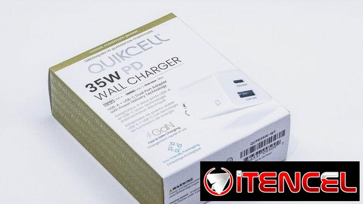 Cargador de Pared Quikcell 35W PD (USB-C + USB-A)