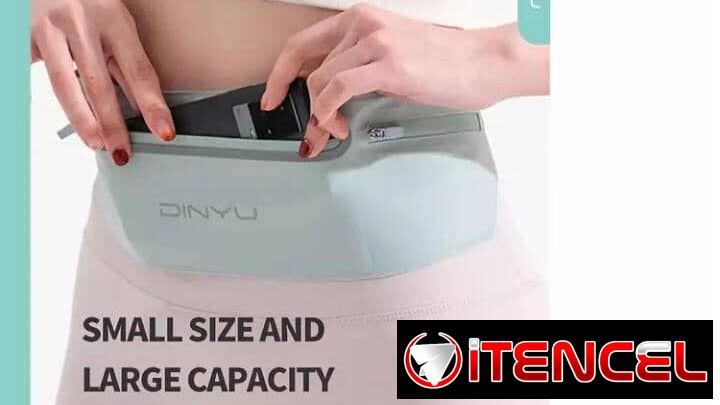 Riñonera unisex para correr – Bolsa ligera y transparente para teléfono con 3 bolsillos