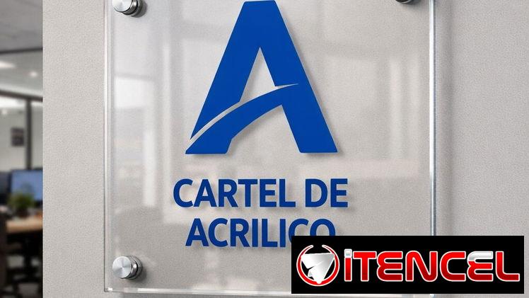 Cartel de acrílilico para empresas