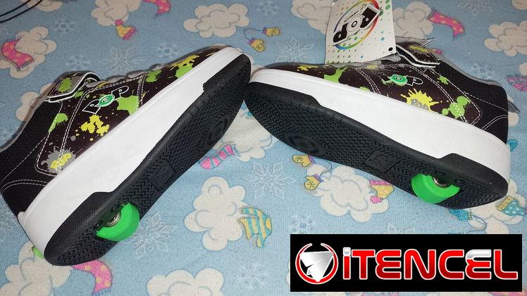 Tenis con rueda retráctil para niño, NUEVOS!!!