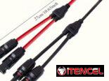 Pareja de Cables mc4 en Y para conectar paneles en paralelo