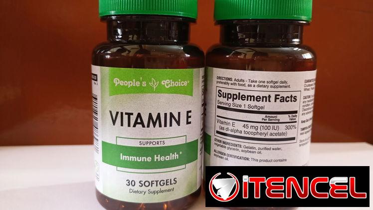 Vitamina E ⚫ 30 tabletas