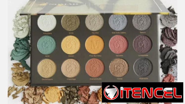 Maquillaje.  Paleta de 15 sombras de ojos