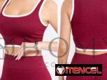 Conjunto Deportivo Acanalado de Top Corto y Shorts