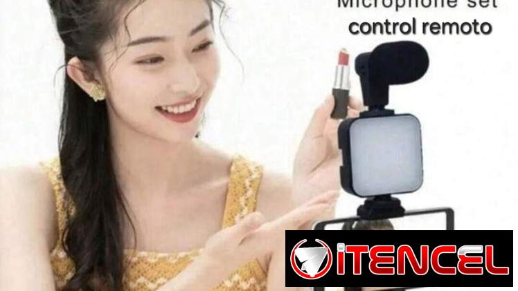 Soporte para grabar 4 en 1, cámaras y teléfonos