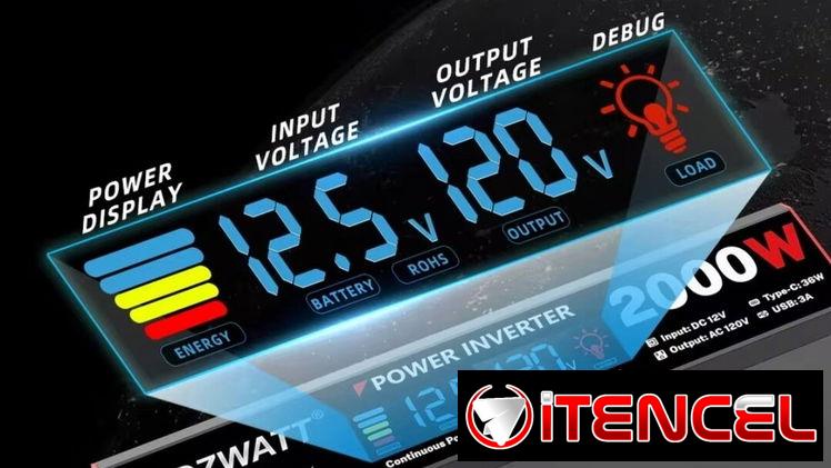 XDZWATT inverter onda modificada 2000W(800W continuos)