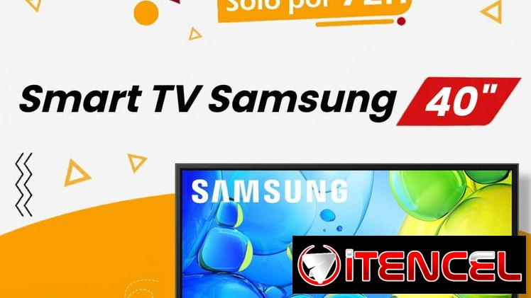 Smart TV,Samsung,40”,,somos empresa,domicilio con costo adicional,aceptamos USD,Zelle,Cup,papel de garantía de 2 meses