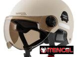 Casco de moto semi enterizo