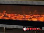 Mesa TV con chimenea Electrica