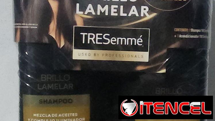 🔸 Juego de Champú y Acondicionador 1LT c/u 🔹TRESemme Brillo Lamelar 💲 30 usd
