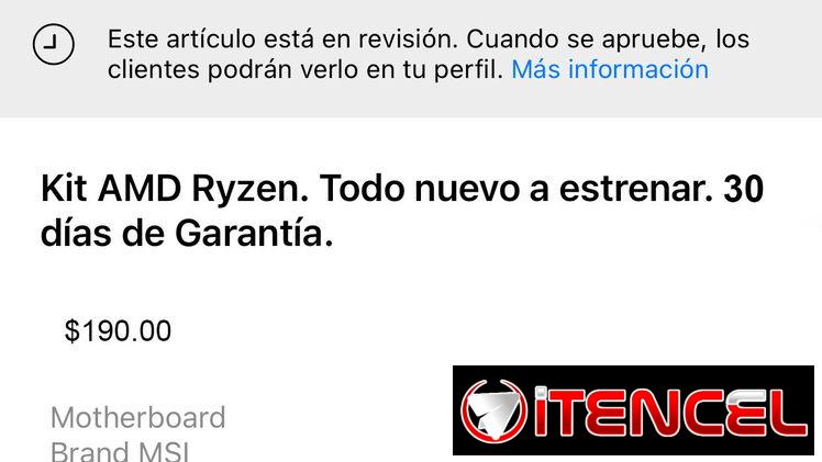 Kit AMD Ryzen. Todo nuevo a estrenar. 30 días de Garantía.