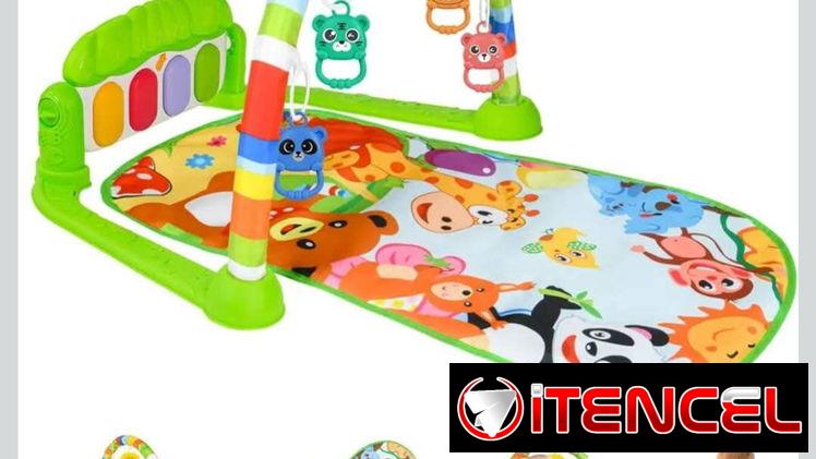 Gimnasio De Juegos Para Bebes. Incluye Manta de Juego. Piano con 3 Sonidos. Arco con 5 Accesorios colgantes. Nuevo! 0km!