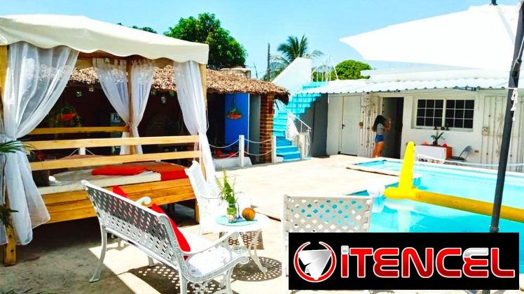 Cod.Z 🏠 Renta en Guanabo para 15 Personas: Piscina, Bar y Garaje Privado 🚗
