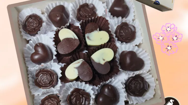 🎁 Caja con deliciosos bombones artesanales!