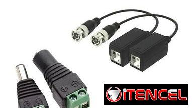 Adaptador balun para CCTV