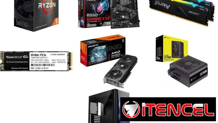 PC PC Ryzen 5 5600GT OFERTA 🤩RX 9060 XT 8GB OC – Gigabyte B550 Gaming X V2 – 16GB RGB RAM – 750W✅ PC KIT OFERTA PC