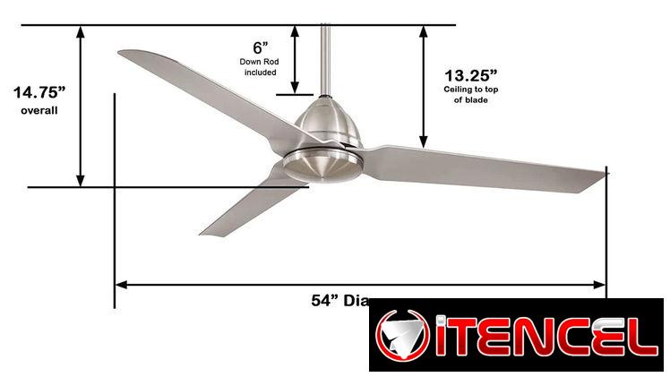 Ventilador de techo para exterior