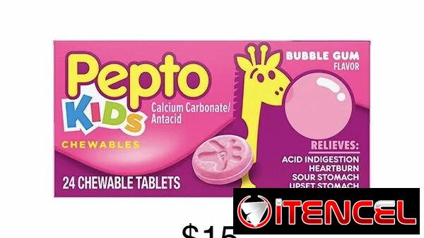 Peptobismol  Kids para niños 24 tabletas