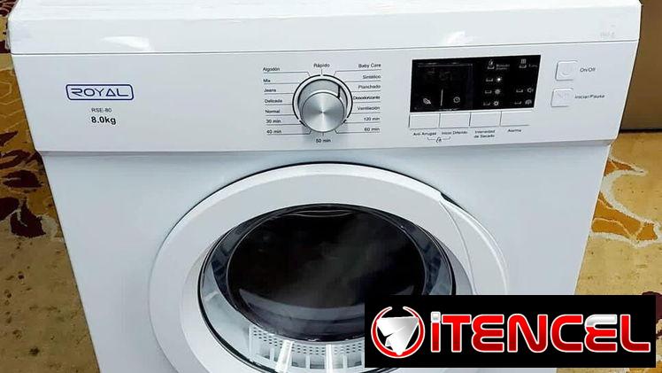 Secadora al vapor 8 kg marca Royal Carga frontal Pantalla digital LED precio $420 USD transporte incluido