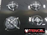 Cocina Empotrada 4 Quemadores de Gas Milexus con magneto, color negro superficie de cristal templado precio $250 USD