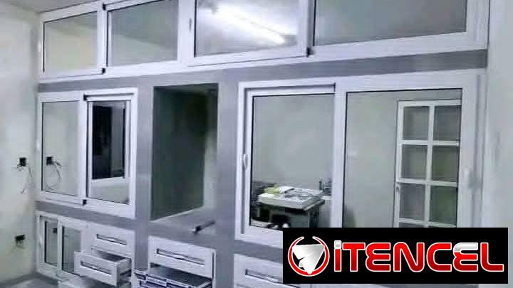 Trabajos de carpintería de aluminio