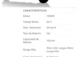 4800USD Triciclo RALY de paseo con techo y maletero  con bateria de GEL 60VOL 100AH