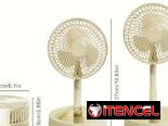 Ventilador de escritorio portátil plegable