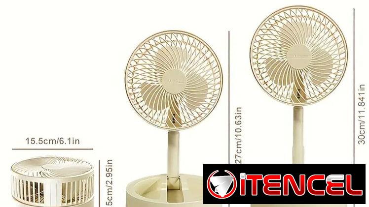 Ventilador de escritorio portátil plegable