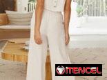 Conjunto de mujer de pantalon corte ancho 58547627
