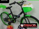 Bicicleta medida 20 con accesorios.