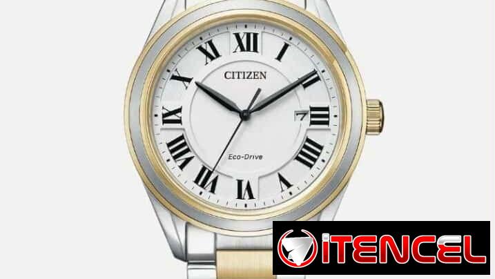 CITIZEN ECODRIVE AREZZO (AW1694-50A) DE 40MM , UNISEX , CRISTAL DE ZAFIRO , DOS TONOS , NUEVO A ESTRENAR   58049738