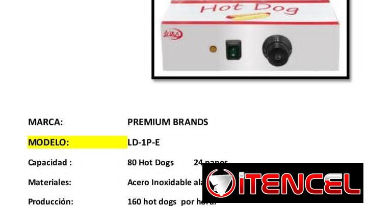 Maquina de hot dog