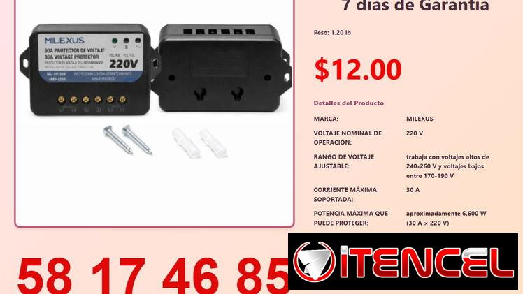 PROTECTOR DE VOLTAJE DE LINEA MILEXUS 220 V