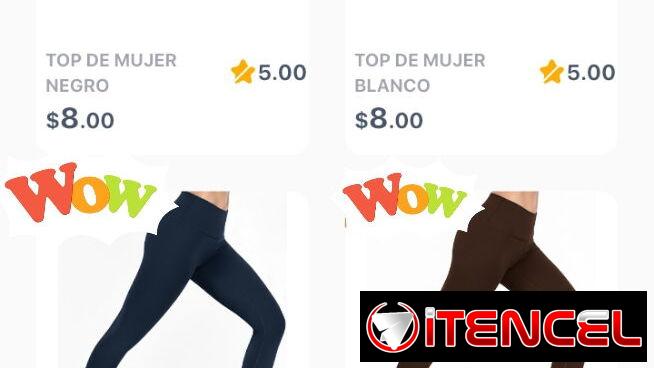 Top y licras deportivas