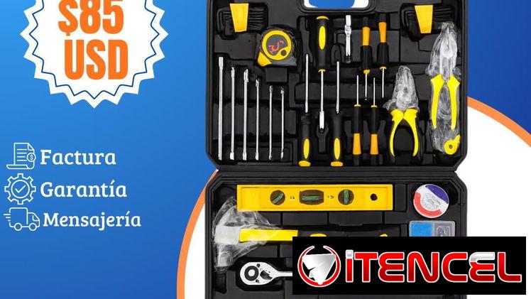 Juego de herramientas y atornilladora