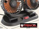 Ventilador Doble, nuevo de auto carro, de buen tamaño y buen tiro de aire
