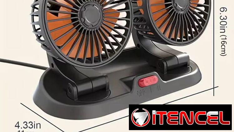 Ventilador Doble, nuevo de auto carro, de buen tamaño y buen tiro de aire