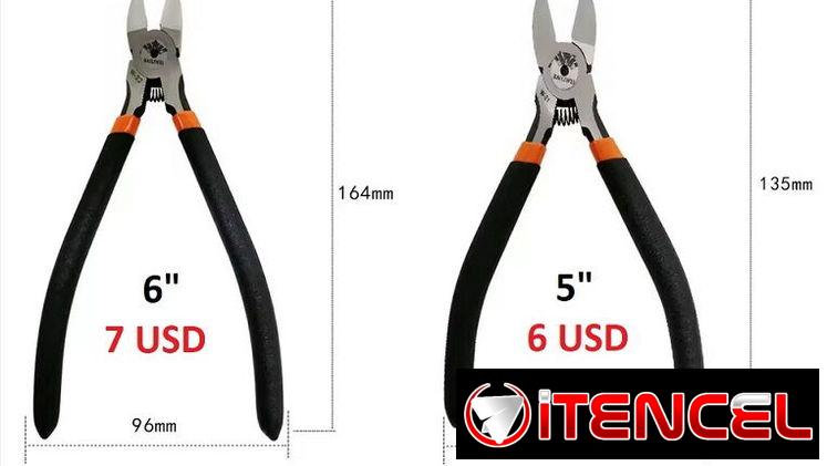 J130 Vendo pinzas de corte de 5″ y 6″