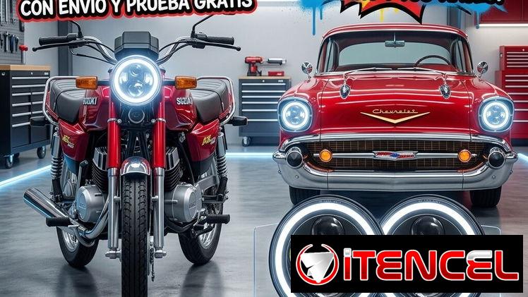 PANTALLAS LED TIPO LUPAS DE 7 PULGADAS CON OJOS DE ANGEL DE 9 A 30 VOLT🛒📱🛒📱📱