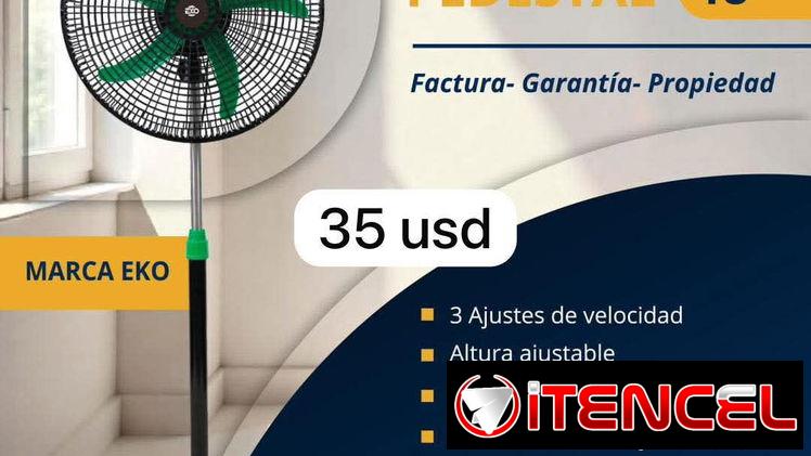 Ventilador de pedestal 18 pulgadas 1año de garantía