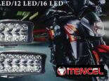 Potentes neblineros redondos o cuadrados para motos, autos o camiones. También accesorios para motos y bicicletas.