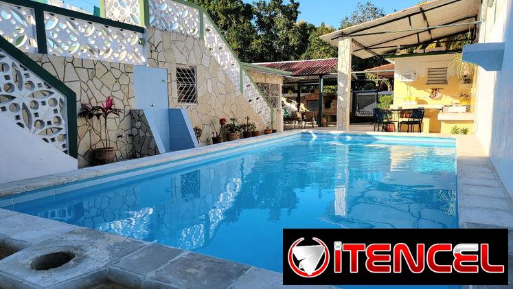 📲Caliéntate con el sol‼️😎☀️Casa de renta en GUANABO con piscina y 3 habitaciones!