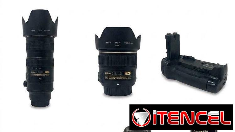 Kit de cámara completo con flashes profesional
