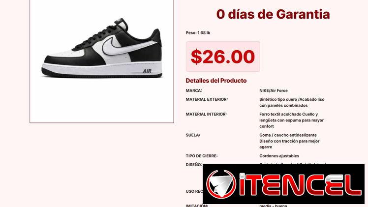 Zapatillas Nike Air Force Blancas Calidad Media-Buena Pro por $26 VPT#-0317