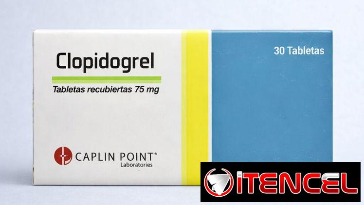 Clopidogrel (75mg) caja de 30 tabletas