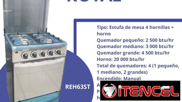 Cocina con horno royal