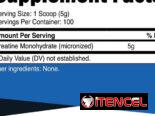 Creatina Monohidratada Micronizada (NUTRICOST) 500-100serv. 58234161 FITNESSARMY