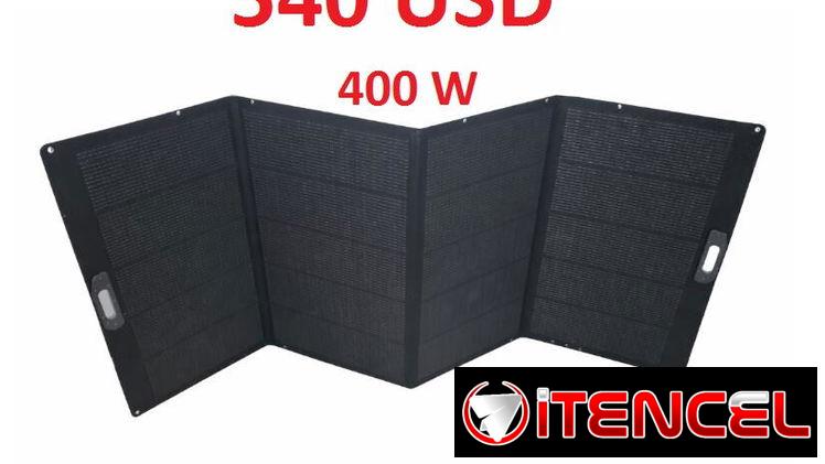 Panel Solar 400W Plegable – 540 USD